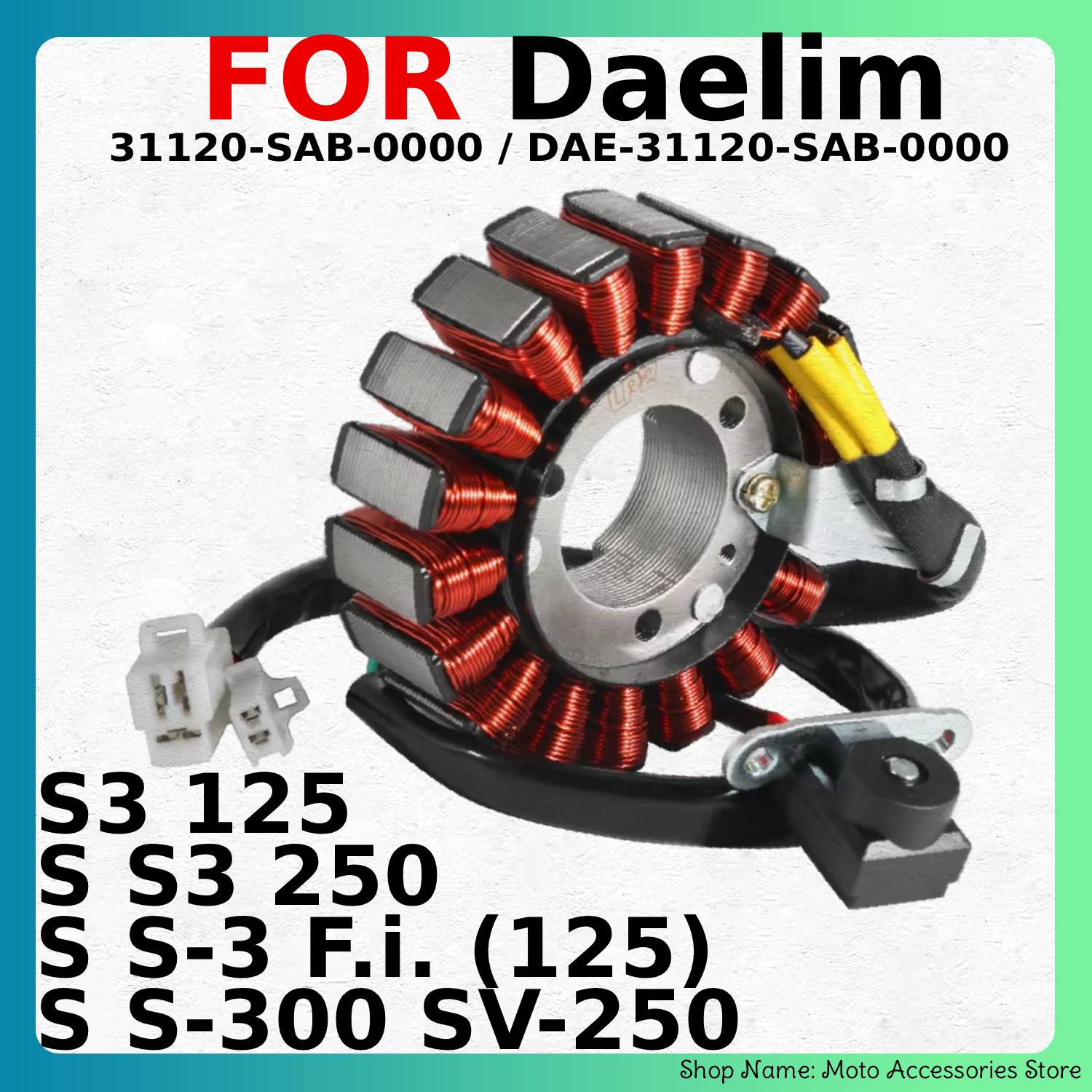 Motorcycle Stator - Bobina statore generatore magneto per moto