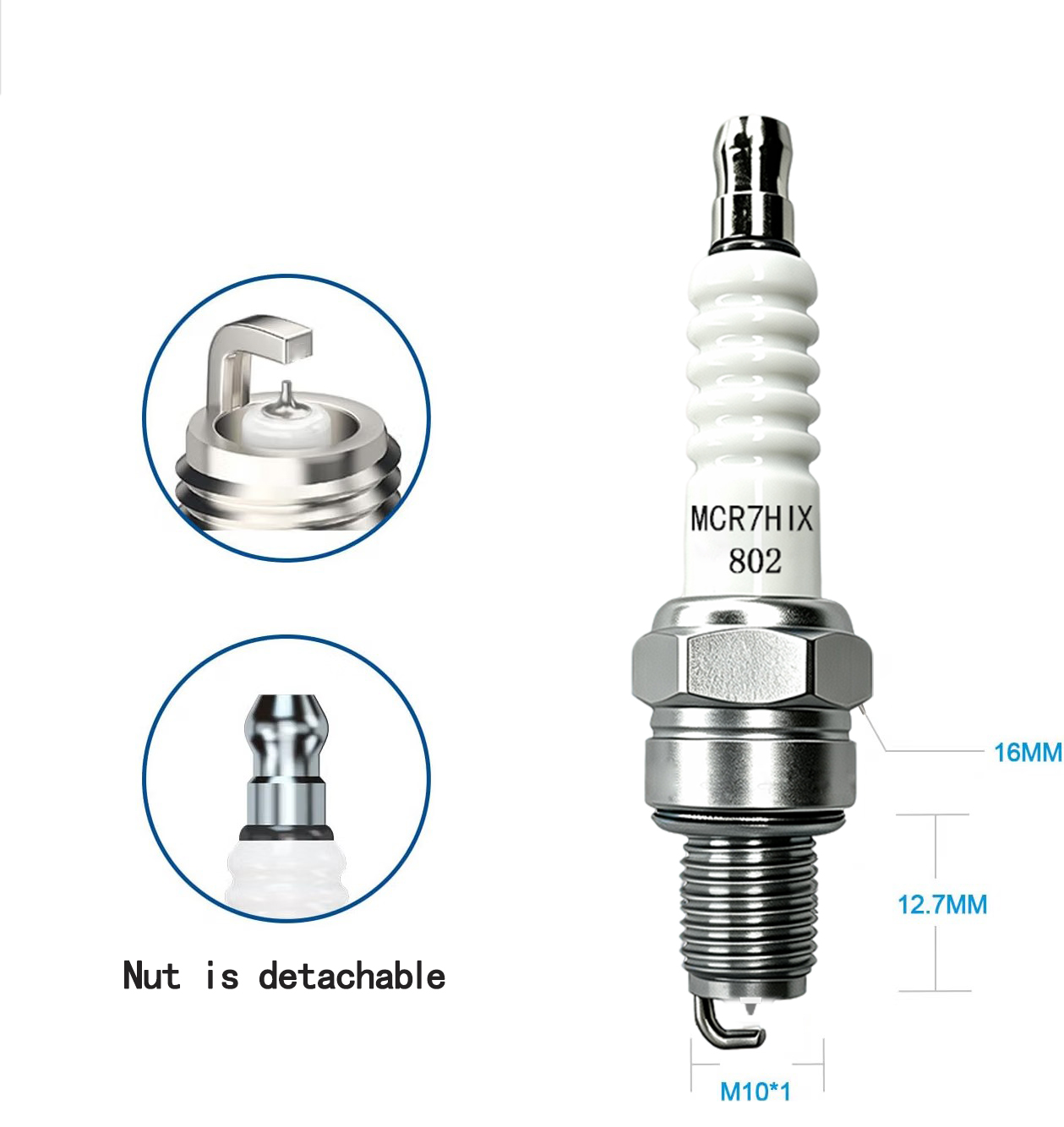 1-4 pz. Candela originale di a - Motorcycle Spark Plug recensione e prezzo