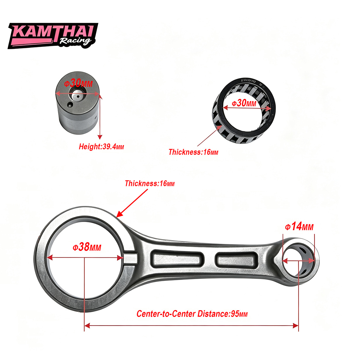 KAMTHAI Albero motore e bielle - Motorcycle Crankshaft recensione e prezzo